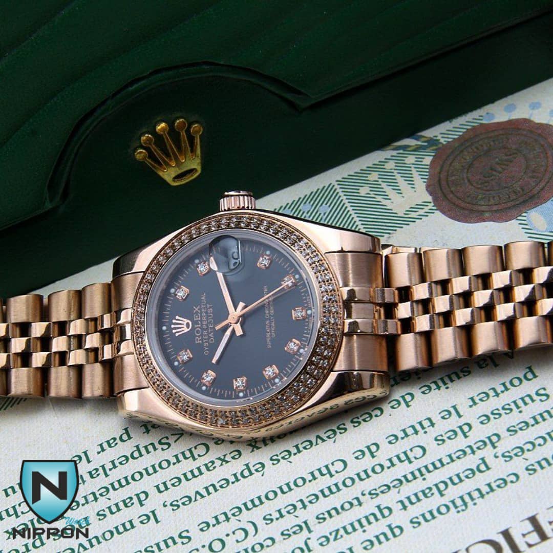 ساعت مچی زنانه رولکس دیت جاست 004