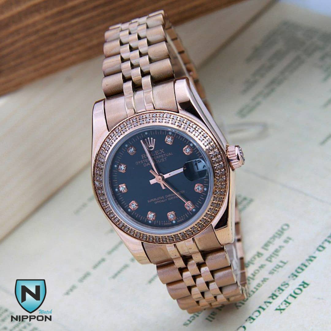 ساعت مچی زنانه رولکس دیت جاست 004