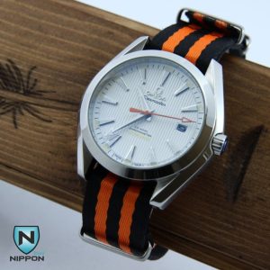 ساعت مچی امگا سی مستر بند برزنتی 002