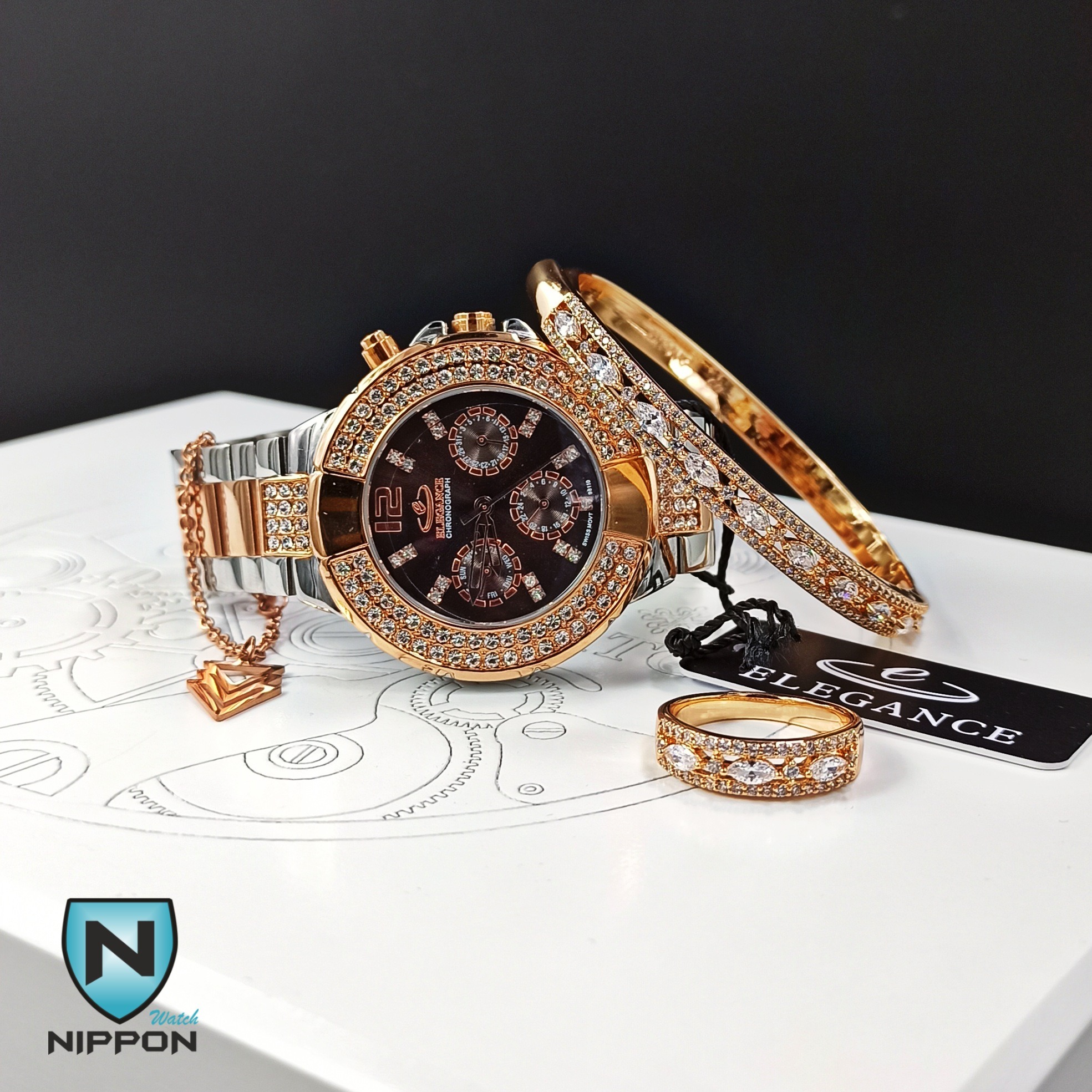 ساعت الگانس زنانه 001