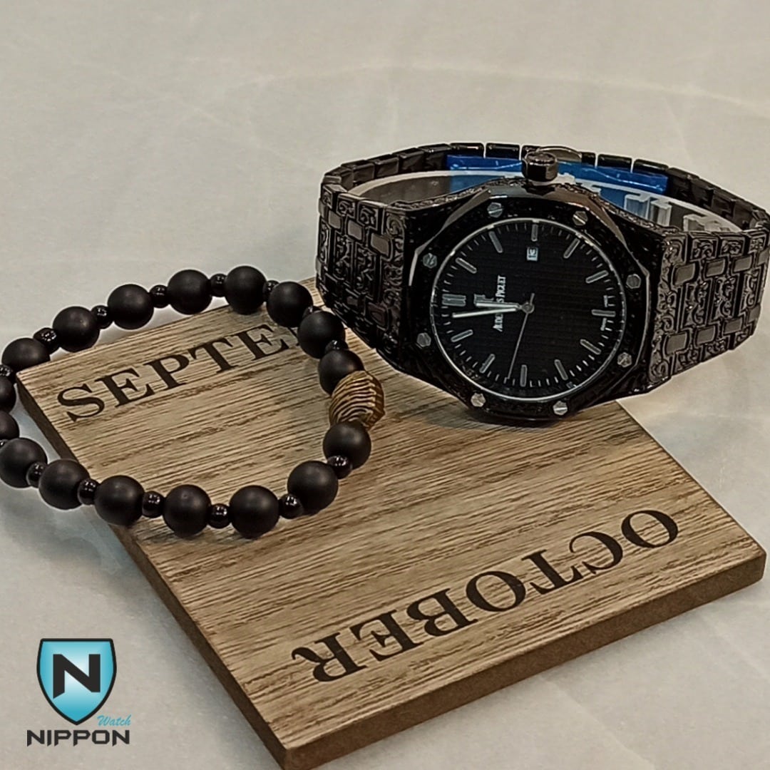 ساعت مردانه ادمارس پیاژه طرح حکاکی 001