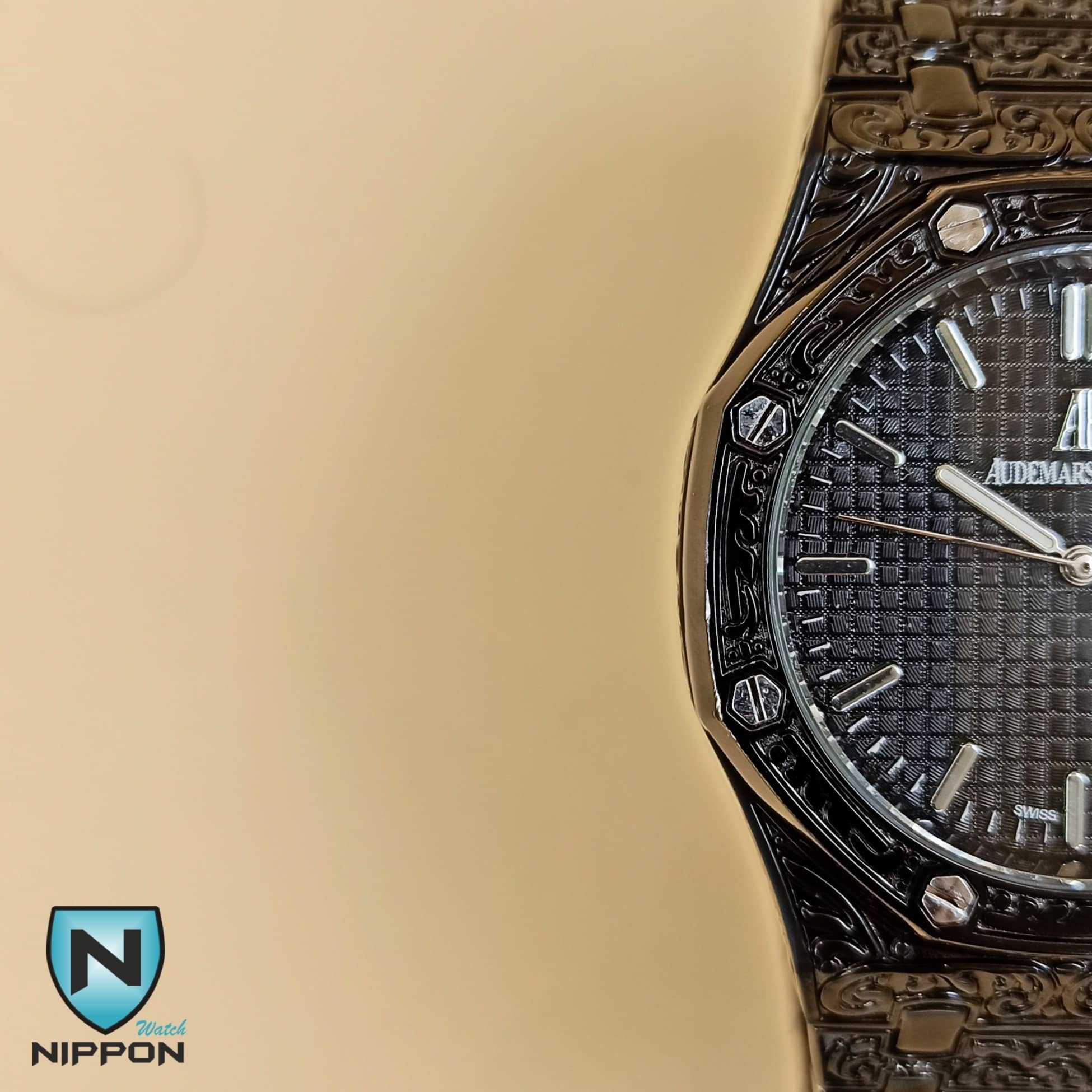 ساعت مردانه ادمارس پیاژه طرح حکاکی 001