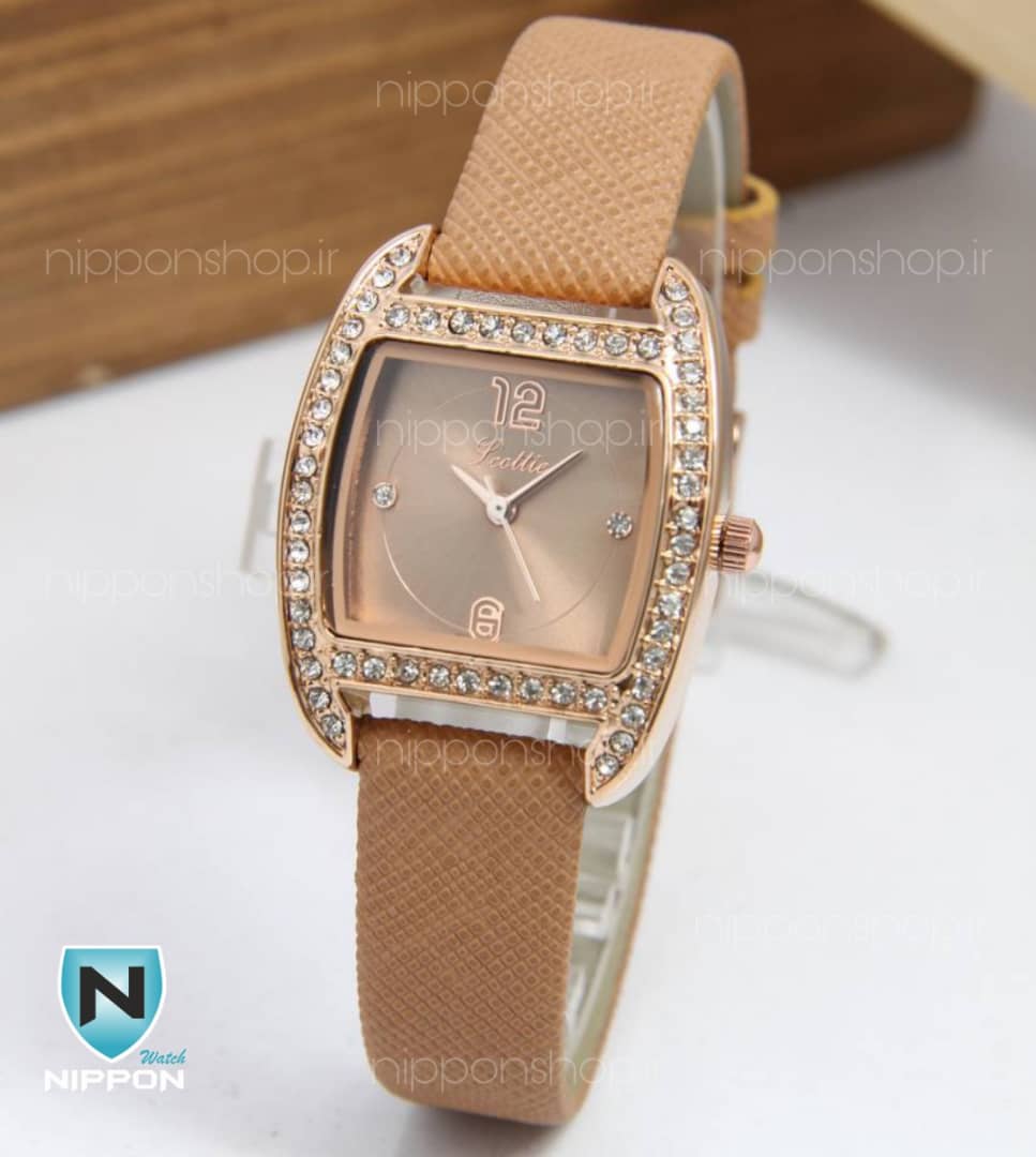 ساعت مچی زنانه اسکوتی مربع 002