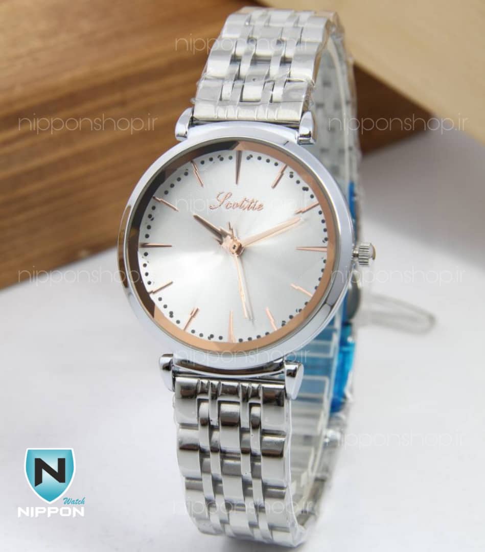 ساعت مچی زنانه اسکوتی طرح سه بعدی 001