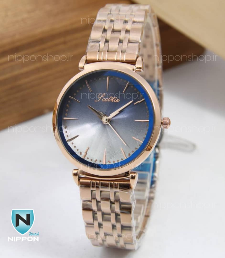 ساعت مچی زنانه اسکوتی طرح سه بعدی 005