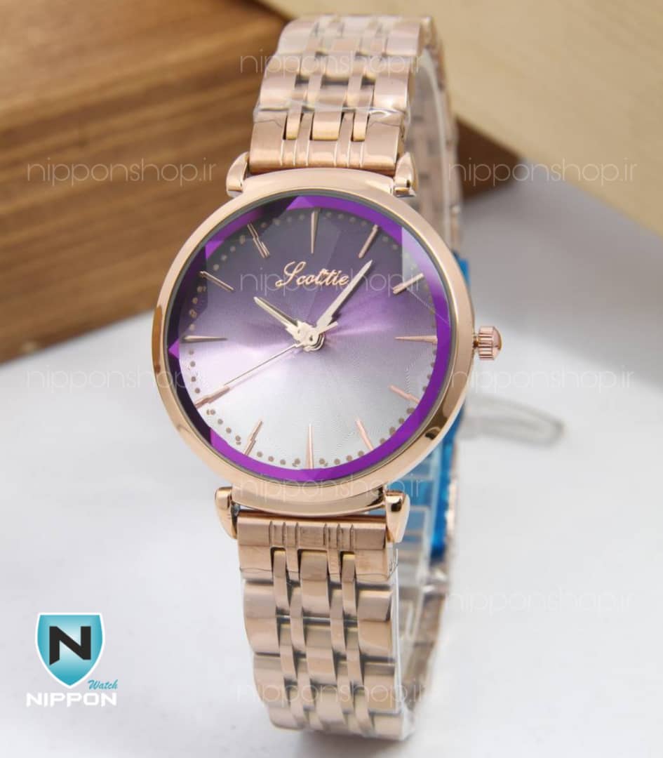 ساعت مچی زنانه اسکوتی طرح سه بعدی 006