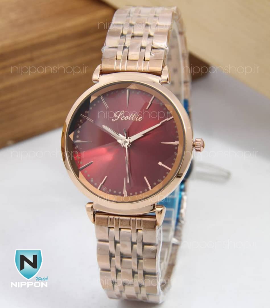 ساعت مچی زنانه اسکوتی طرح سه بعدی 002