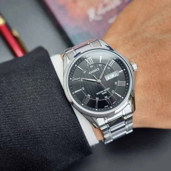 ساعت مچی مردانه کاسیو MTP-1384D-1AVDF