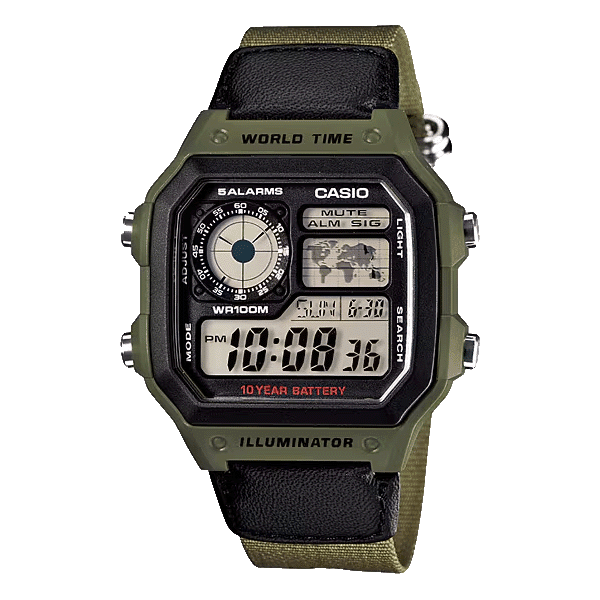 ساعت مچی کاسیو AE-1200WHB-3BVDF