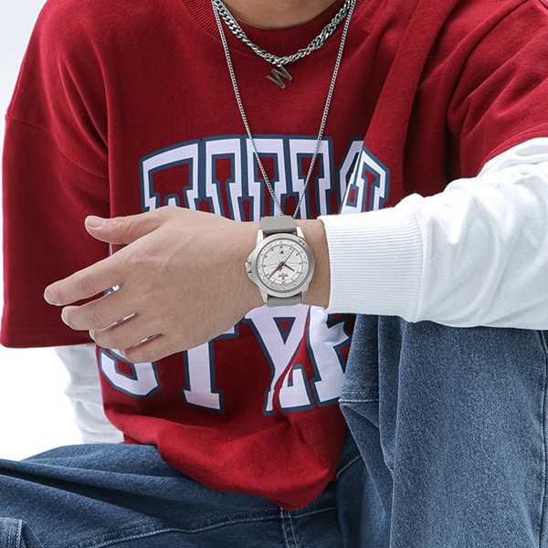 ساعت مچی مردانه نیوی فورس NF8031 S/W/GY