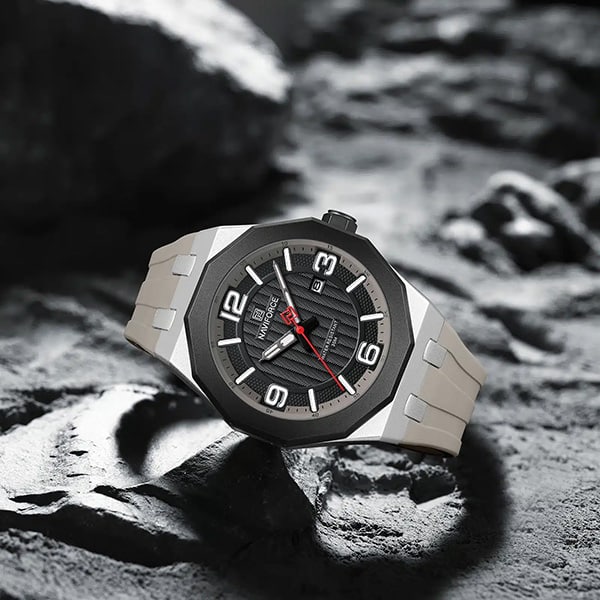 ساعت مچی مردانه نیوی فورس NF8079 S/B/S.GY