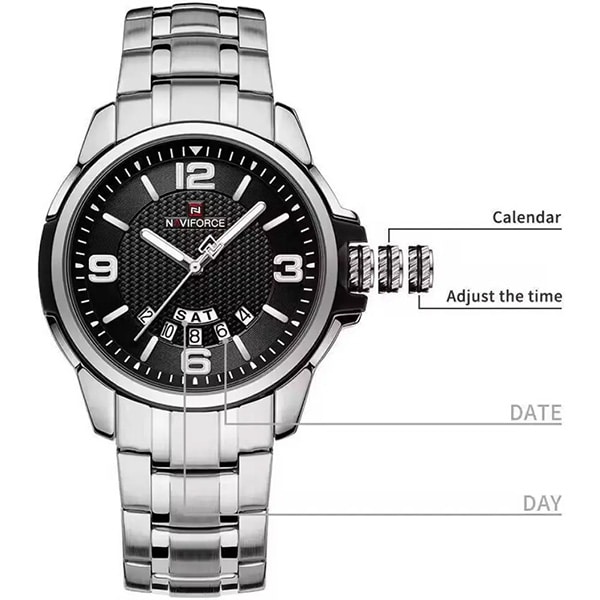 ساعت مچی مردانه نیوی فورس NF9215 S/B/B